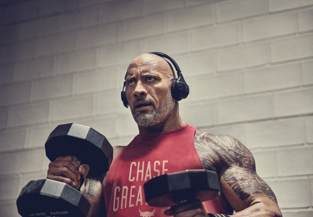 Dwayne Johnson x Under Armour Launch Project Rock Headphones