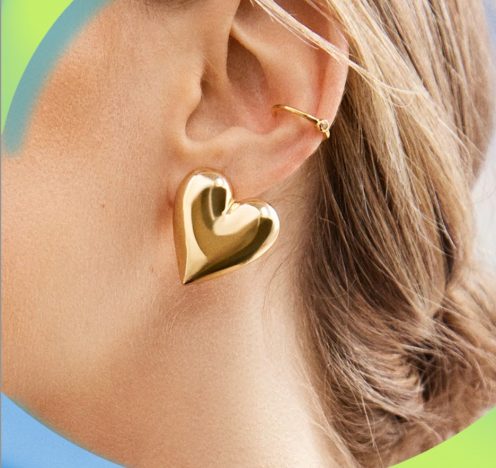 REFINERY 29: Heart-Shaped Earrings Add The Sweetest Touch To Every Ensemble